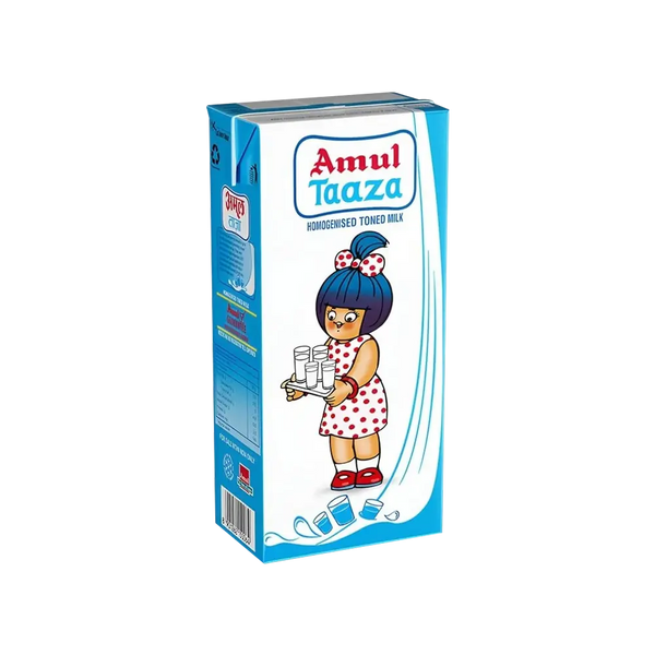 Amul Taaza Homogenised Toned Milk