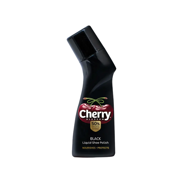 Cherry Blossom Black Liquid Shoe Polish