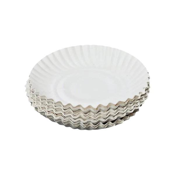 Corepac Paper Disposable Plates (7 Inch)
