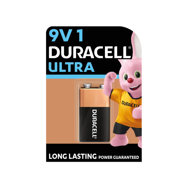 Duracell Ultra Alkaline 9V Battery
