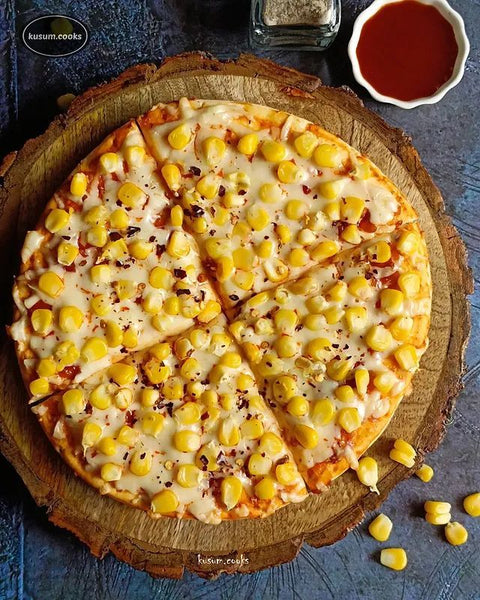 Masala Corn Pizza