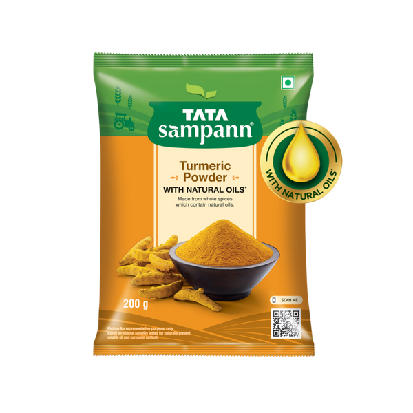 Tata Sampann Turmeric Powder with Natural Oils