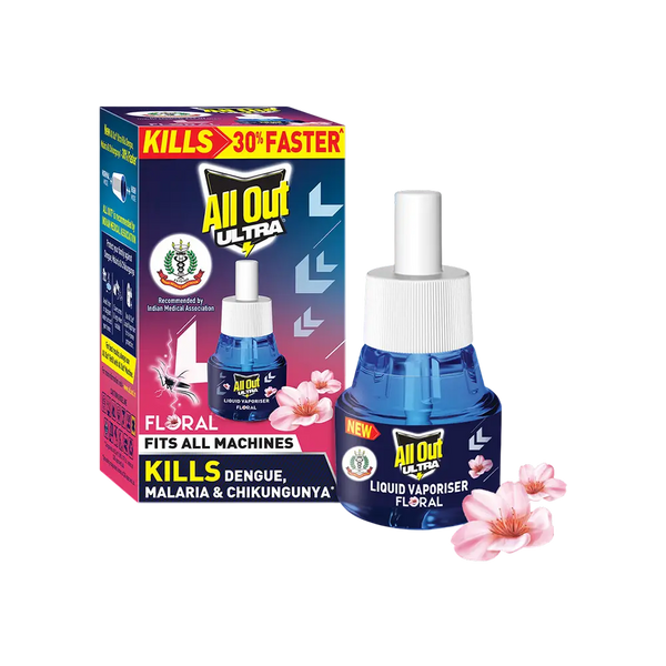 All Out Ultra Mosquito Killer Machine Refill (Floral Fragrance)