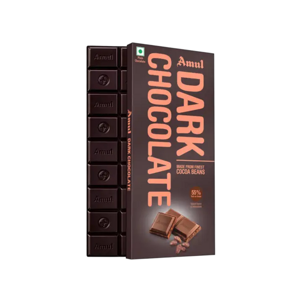 Amul 55% Cocoa Dark Chocolate Bar