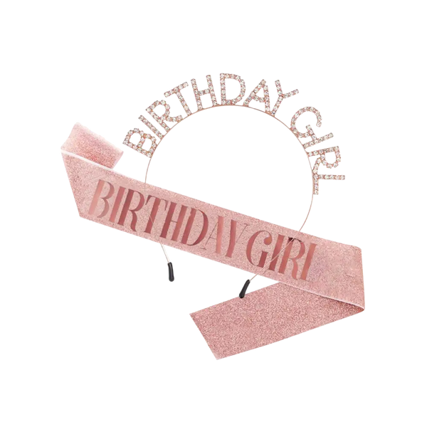 Birthday Girl Sash (Rose Gold) Party Propz