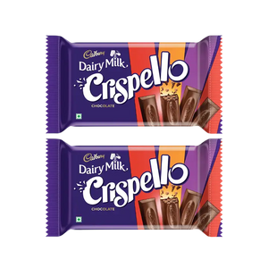 Cadbury Dairy Milk Crispello Milk Chocolate Bar - Pack of 2