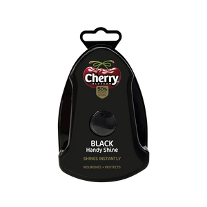 Cherry Blossom Black Handy Shoe Shiner