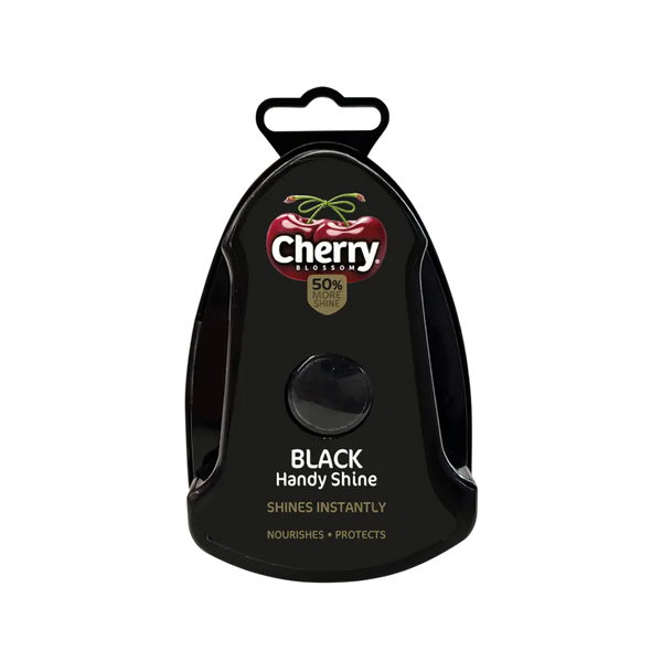Cherry Blossom Black Handy Shoe Shiner