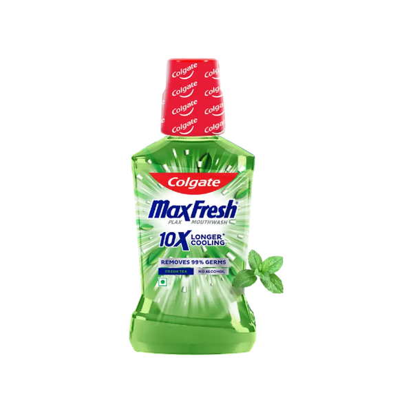 Colgate MaxFresh Plax Antibacterial Fresh Tea Mouthwash