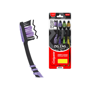 Colgate Zig Zag Charcoal Toothbrush (Medium)