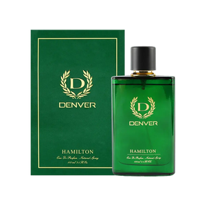 Denver Hamilton Men's Eau de Parfum (Green, Spicy Floral, Balsamic Woody)