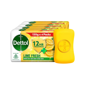 Dettol Lime Fresh Bathing Bar Soap with 12 hrs Freshness