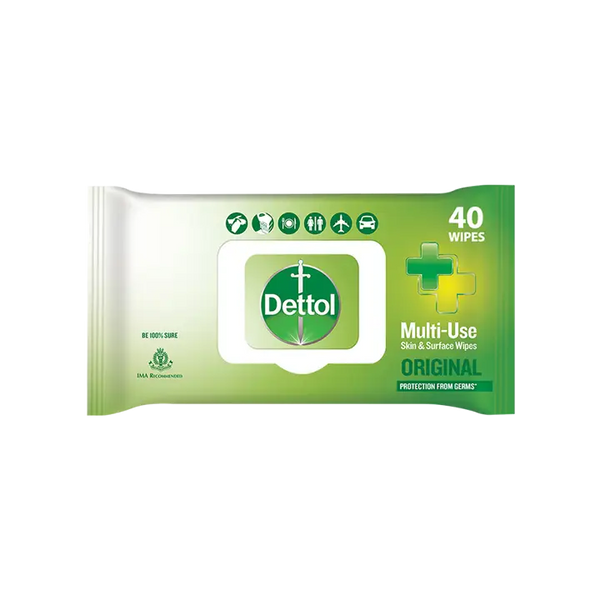 Dettol Original Multi-Use Skin & Surface Wet Wipes