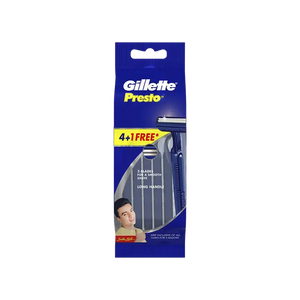 Gillette Presto 2-Blade Smoother Shaving Men's Razor