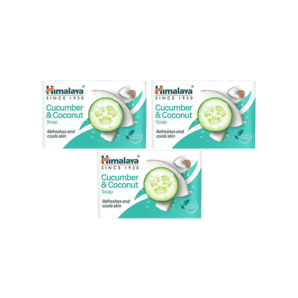 Himalaya Cucumber & Coconut Soap 125 g - Pack of 3