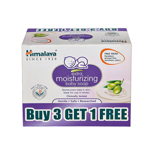 Himalaya Extra Moisturizing Baby Soap - Buy 3 Get 1 Free