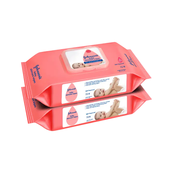 Johnson's Skincare Baby Wipes - Pack of 2