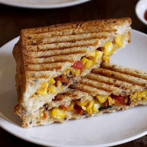 Masala Corn Sandwich