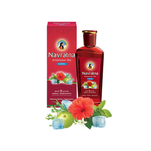 Navratna Ayurvedic Cool Hair Oil for Instant Relief
