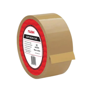 Nuovi BOPP Tape Brown 42 Microns (Brown, 65 m)