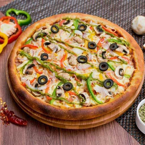 Onion Capsicum & Tomato Pizza