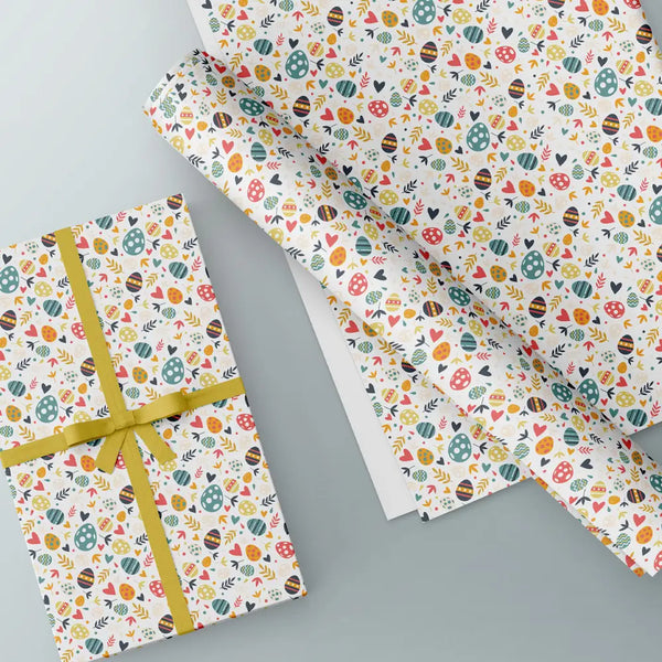 Paperpep Multiple Eggs Gift Wrapping Paper (Multicolour)