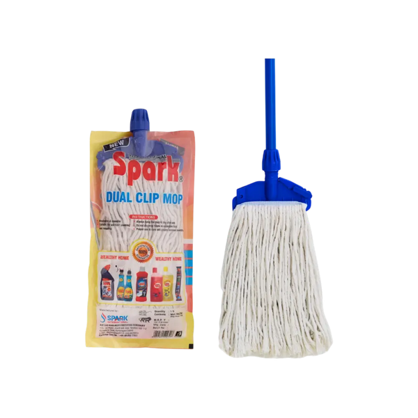 Spark Dual Clip Mop (100% Pure Cotton)