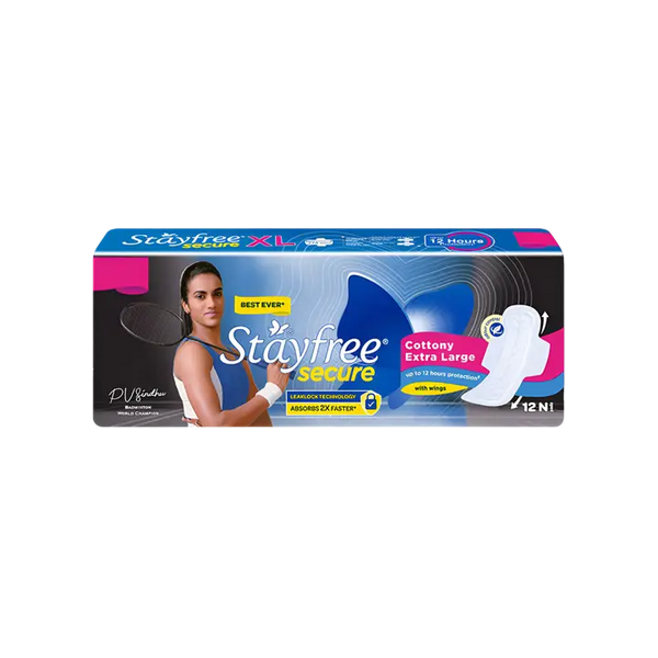 Stayfree Secure Cottony Soft Sanitary Pads