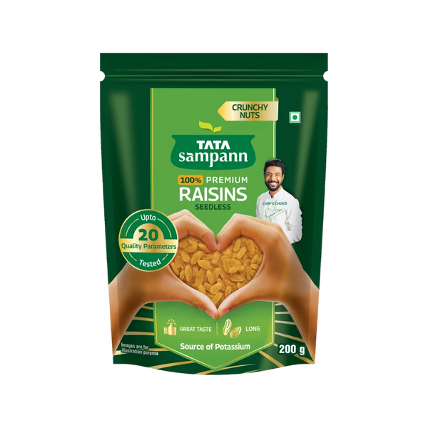 Tata Sampann Seedless Raisins (100% Pure Premium)