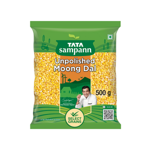 Tata Sampann Unpolished Yellow Moong Dal (Dhuli) Split