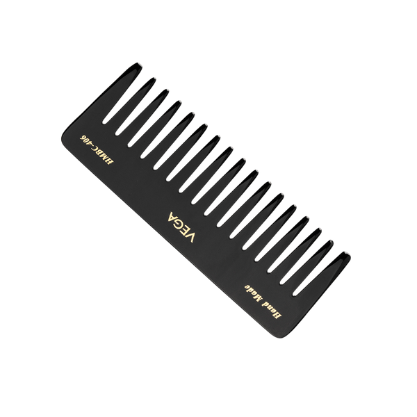 Vega Handmade Shampoo Hair Comb (Black)