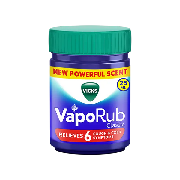 Vicks VapoRub Chest Rub & Balm (Relieve Cold, Cough & Blocked Nose)