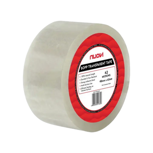 Nuovi BOPP Tape Transparent 42 Microns (Transparent, 65 m x 2")